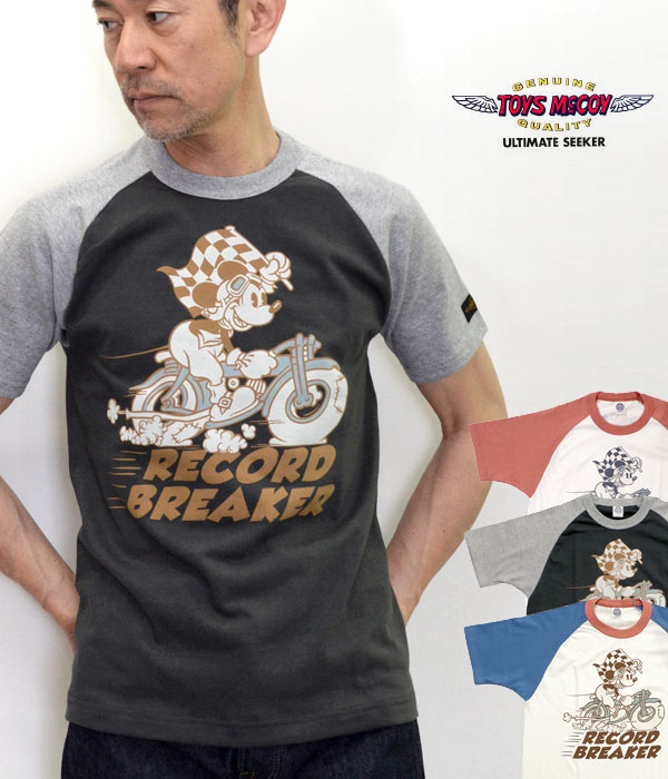 トイズマッコイのオールドミッキマウス "レコードブレーカー" 半袖プリントTシャツのTMC1723の画像