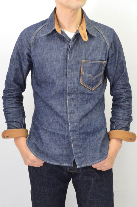 デラックスの7640（40s DENIM SHIRT)の画像