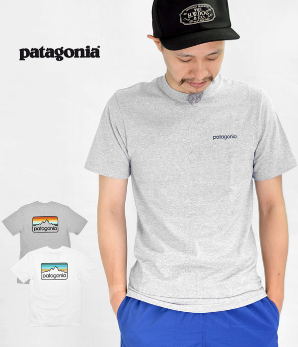 PATAGONIA (パタゴニア) メンズ ラインロゴバッジ レスポンシビリ Tシャツ MENS LINE LOGO BADGE RESPONSIBILI T-SHIRTの画像