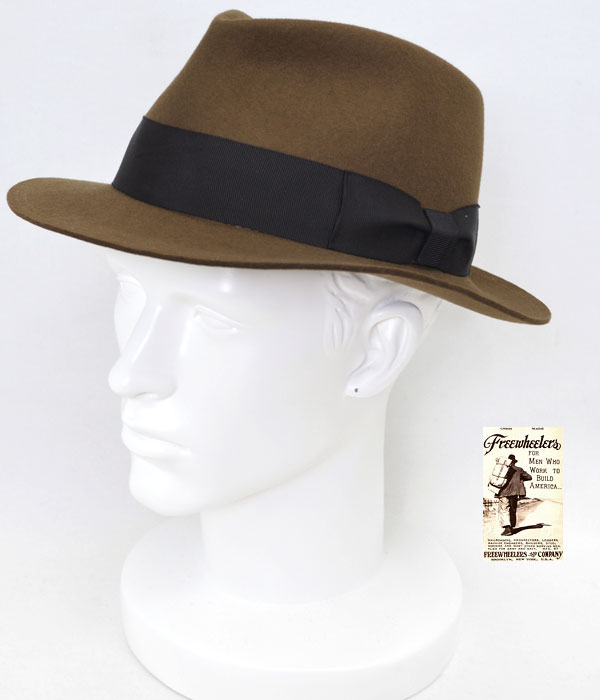 フリーホイーラーズ (FREEWHEELERS) “Jacque Peak” ウールフェルトハット 帽子 1937005
