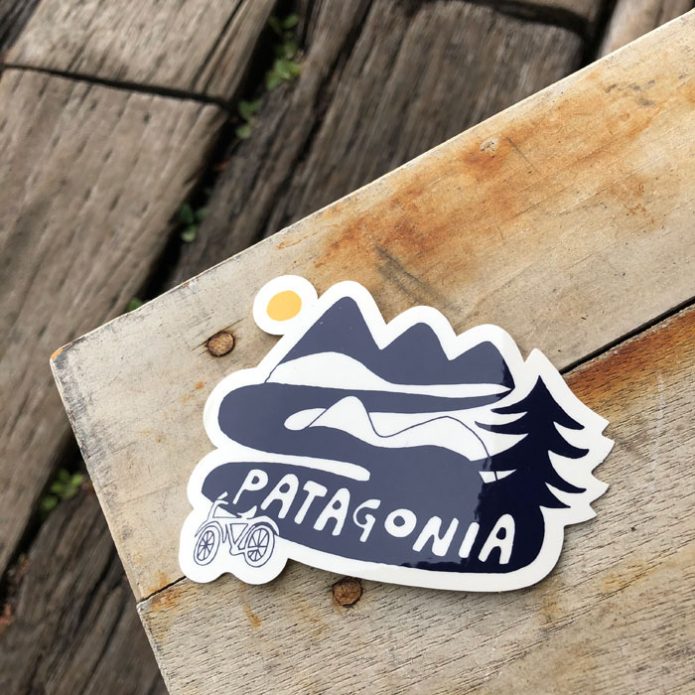 パタゴニア (PATAGONIA) Wheelie Road Sticker ステッカー