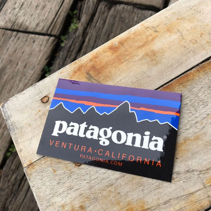 パタゴニア (PATAGONIA) Shop Sticker Classic Patagonia Sticker ステッカー シール 92073,91926