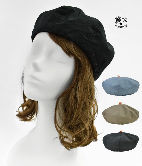 イルビゾンテ (IL BISONTE) コットン ベレー帽 帽子