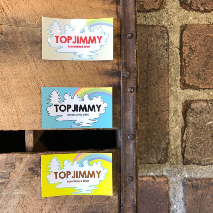 トップジミー TOPJIMMY ORIGINAL STICKER オリジナルステッカー rainbow