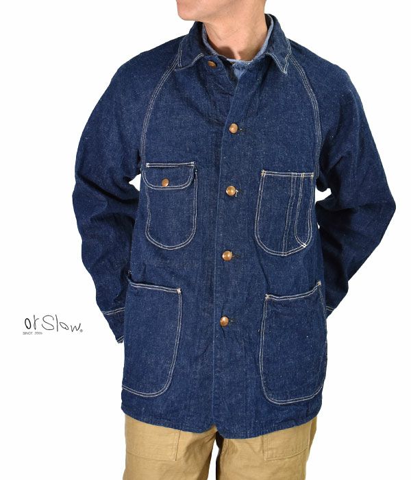 オアスロウ (orSlow) 1950'S COVERALL (UNISEX) カバーオール デニムジャケット 03-6140-81