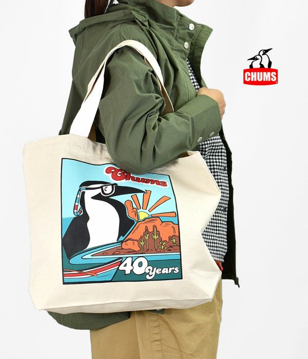 チャムス (CHUMS) 【40周年限定】40イヤーズキャンバストート 40Years Canvas Tote トートバッグ CH60-3504