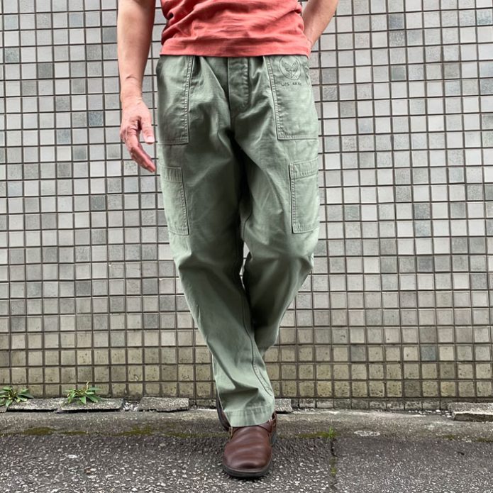 コリンボ COLIMBO AF LANGLEY AIRMAN UTILITY PANTS “U.S.A.F. STAMPING”