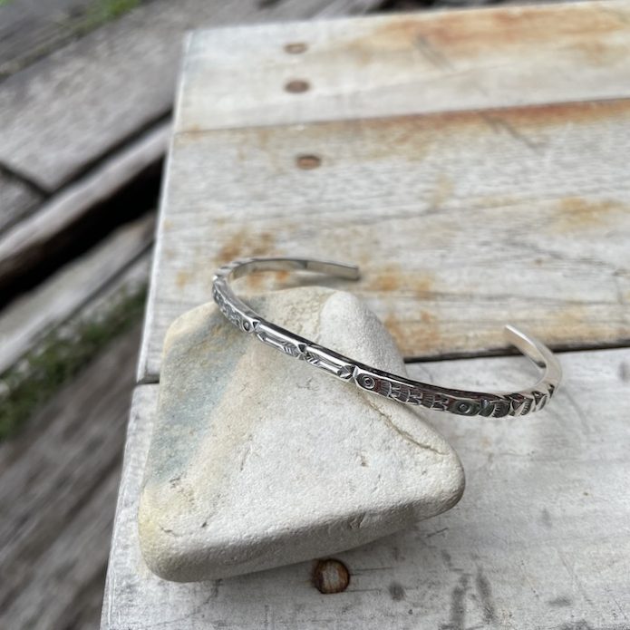 ラリースミス (LARRY SMITH) MEN'S EXTRA THIN SQUARE BRACELET / BR-0126