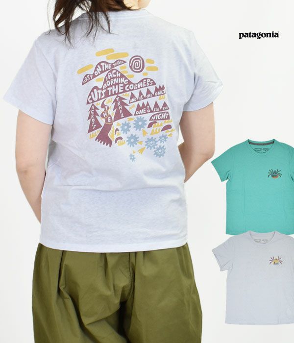 【セール】 パタゴニア (PATAGONIA) W'S ACROSS THE TRAIL RESPONSIBILI-TEE レディース 半袖プリントTシャツ 37688