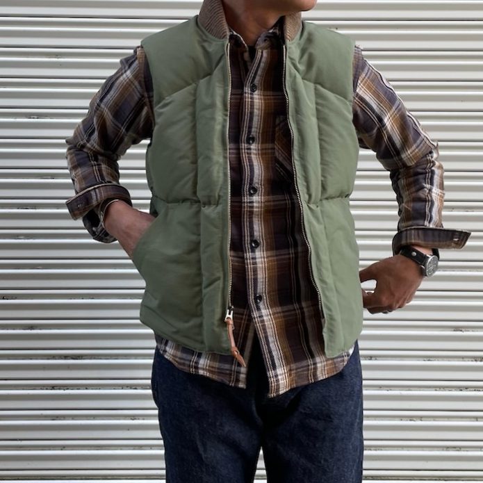 コリンボ COLIMBO TEMPCO SIGNATURE DOWN VEST ZY-0109