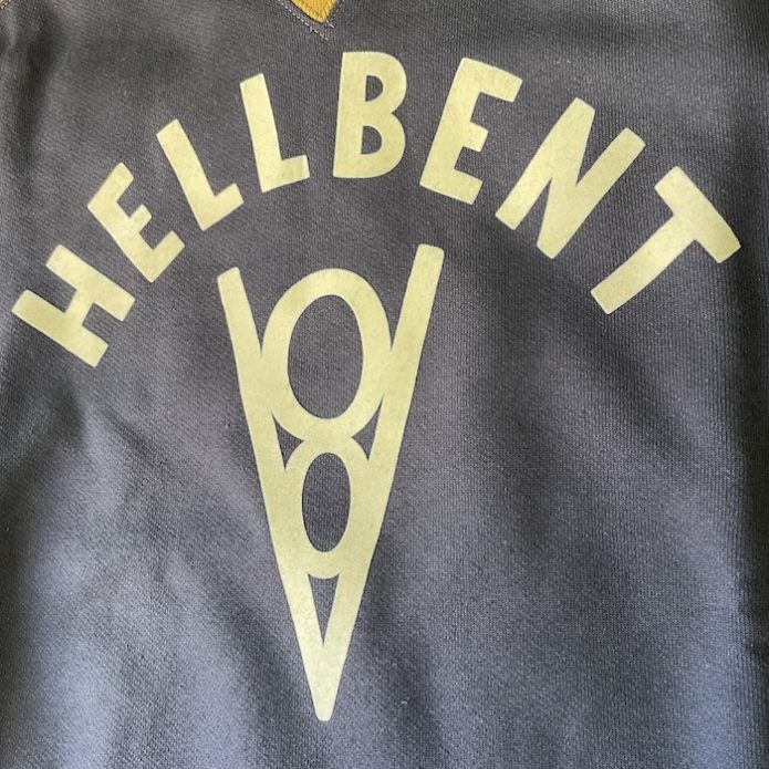 FREEWHEELERS フリーホイーラーズ - HELLBENT V8 - ATHLETIC SWEAT SHIRT 1920~1930s COMFORTABLE RIB KNIT TRIMMED SWEAT SHIRT 2334004