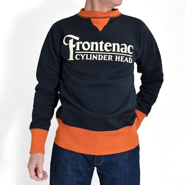 フリーホイーラーズ (FREEWHEELERS) - Frontenac - SWEAT SHIRT 1930〜1940s STYLE SET-IN SLEEVE SWEAT SHIRT 長袖スウェットシャツ 2334006