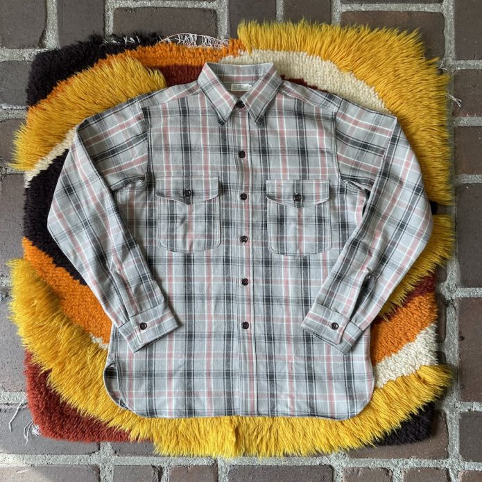 WAREHOUSE(ウエアハウス) Lot 3022 FLANNEL SHIRTS WITH CHINSTRAP 【N/W】