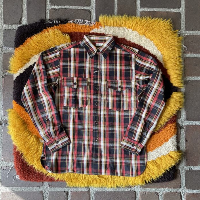 WAREHOUSE(ウエアハウス) Lot 3022 FLANNEL SHIRTS WITH CHINSTRAP 【N/W】