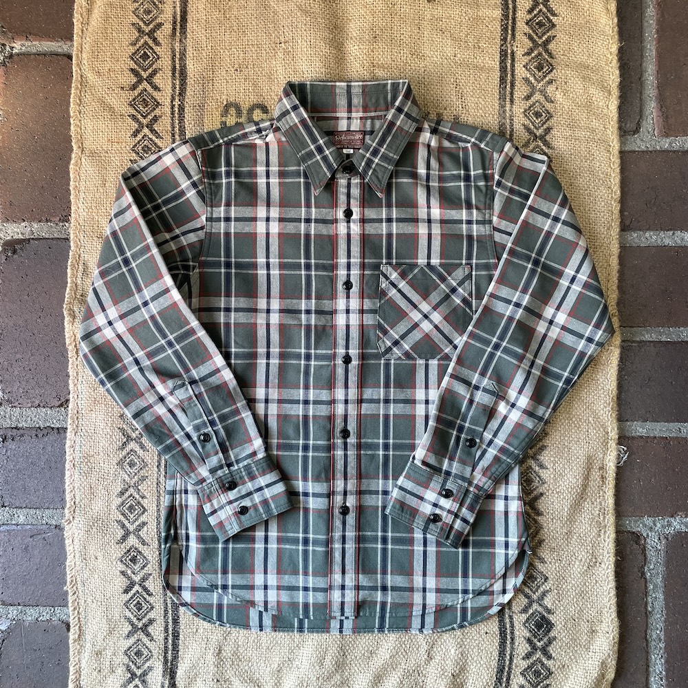 新作チェックシャツ入荷！デラックスウエアMV-52 TARTAN GRN | トップ