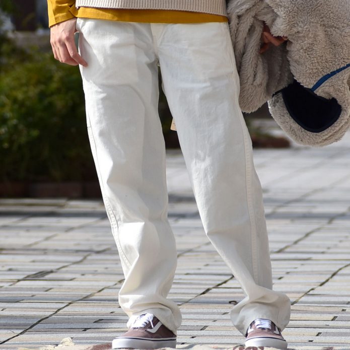 オアスロウ (orSlow) FRENCH WORK PANTS (UNISEX) コットンワークパンツ 03-5000 トップジミーのレディースコーディネート画像