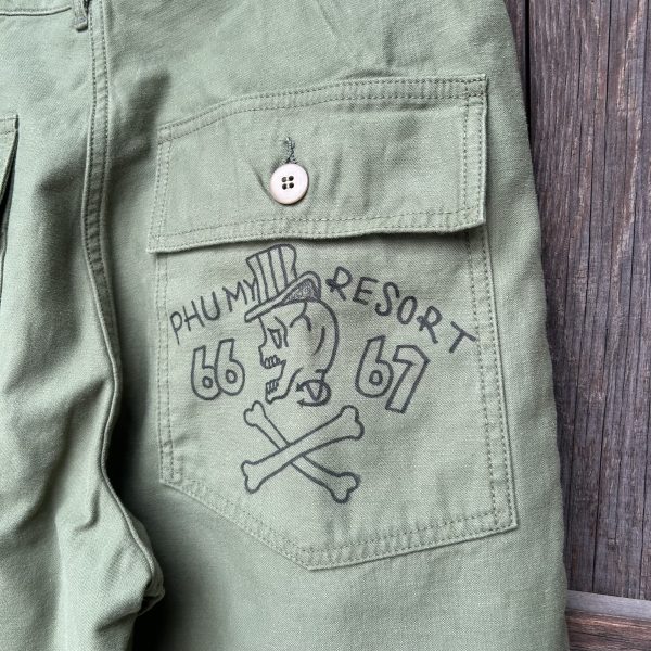 コリンボ COLIMBO 50’S ARMY UTILITY SHORTS -FORT BRAGG- -CUSTOM-