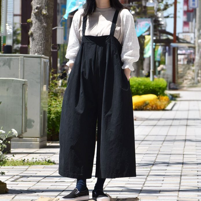 ブリスバンチ (Bliss bunch) サロペットパンツ ワイドパンツ K751-277 トップジミーのレディースコーディネート画像