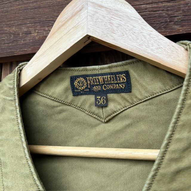 フリーホイーラーズ FREEWHEELERS -SPEED ENGINEER- SLEEVELESS COAT ワークベスト 2521008