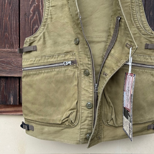 フリーホイーラーズ FREEWHEELERS -SPEED ENGINEER- SLEEVELESS COAT ワークベスト 2521008