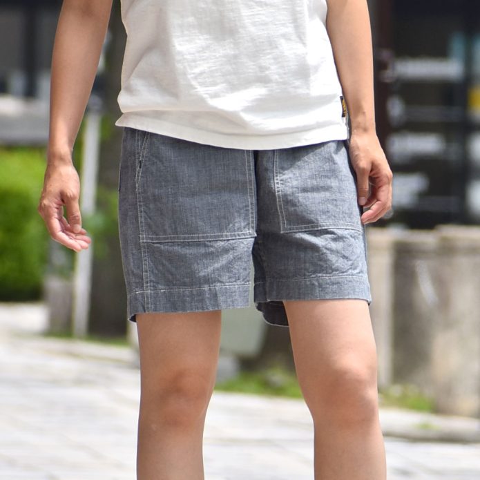 フリーホイーラーズ (FREEWHEELERS) -MILITARY UTILITY SHORTS- 1960s CIVILIAN MILITARY STYLE SHORTS ショーツ ショートパンツ 1622028 トップジミーのレディースコーディネート画像