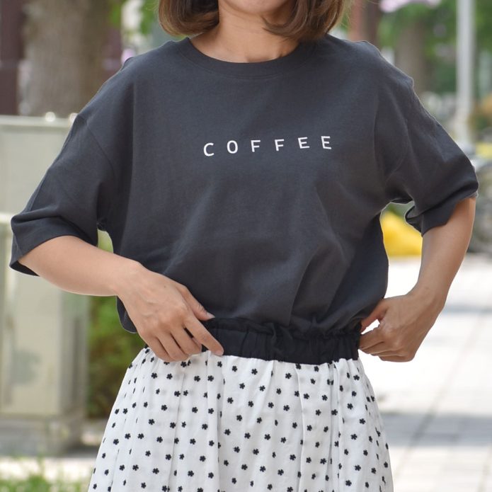 ブリスバンチ (Bliss bunch) グッドモーニングプリントT 半袖プリントTシャツ A754-313 トップジミーのレディースコーディネート画像