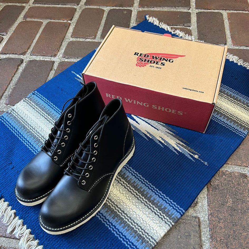 レッドウィング RED WING STYLE NO.8165 6-inch Classic Round ブラック「クローム」