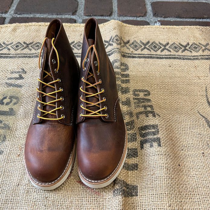レッドウィング RED WING STYLE NO.9111 6-inch Classic Round カッパー「ラフ＆タフ」