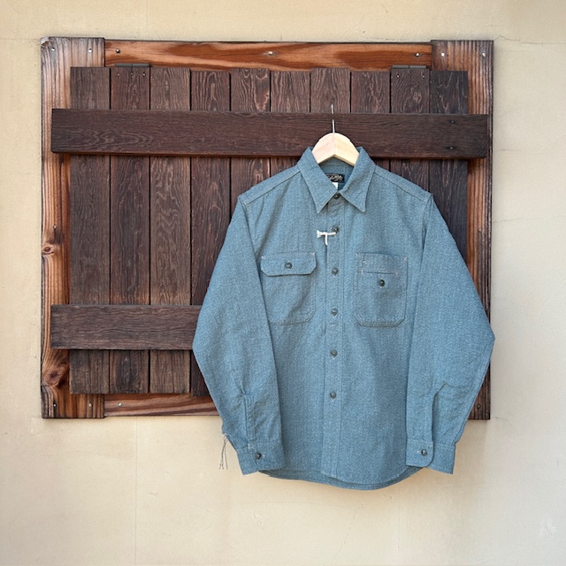 コリンボ (COLIMBO) BUTTE WORK SHIRT "HEATHER CHAMBRAY" ビュート ワークシャツ ZA-0309