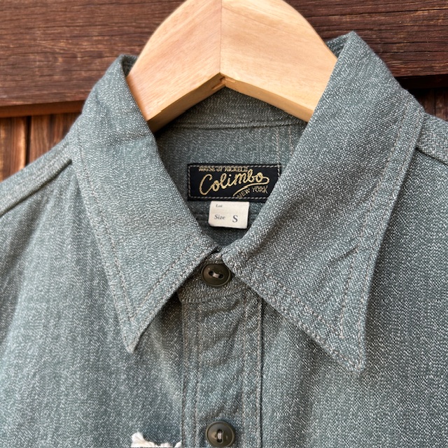 コリンボ (COLIMBO) BUTTE WORK SHIRT "HEATHER CHAMBRAY" ビュート ワークシャツ ZA-0309