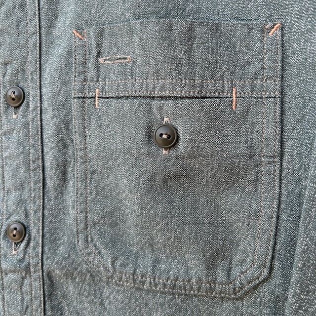 コリンボ (COLIMBO) BUTTE WORK SHIRT "HEATHER CHAMBRAY" ビュート ワークシャツ ZA-0309