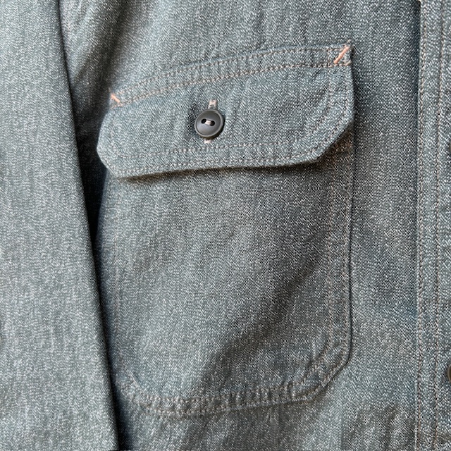 コリンボ (COLIMBO) BUTTE WORK SHIRT "HEATHER CHAMBRAY" ビュート ワークシャツ ZA-0309