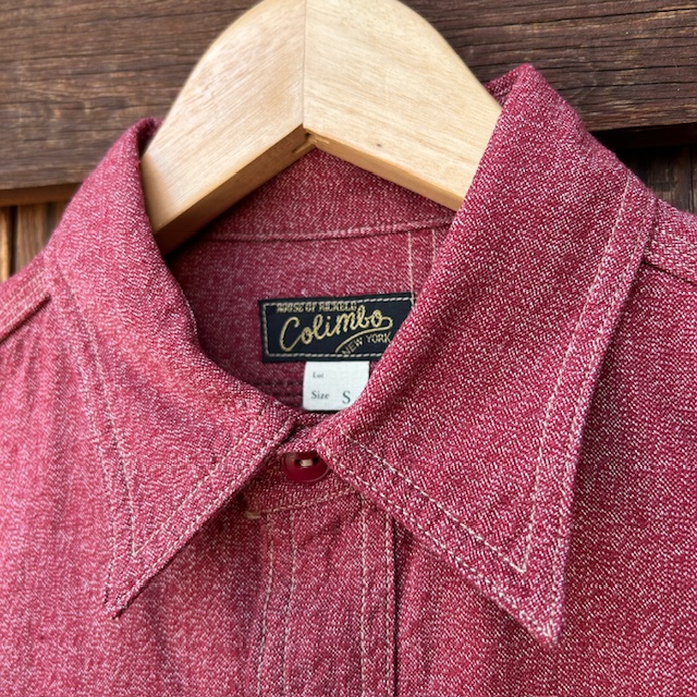 コリンボ (COLIMBO) BUTTE WORK SHIRT "HEATHER CHAMBRAY" ビュート ワークシャツ ZA-0309