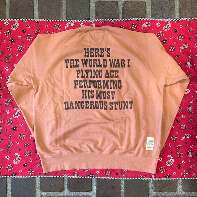 トイズマッコイ TOYS McCOY GARMENT DYING SWEAT SHIRT SNOOPY "U.S.A.F. FLYING ACE" TMC2550