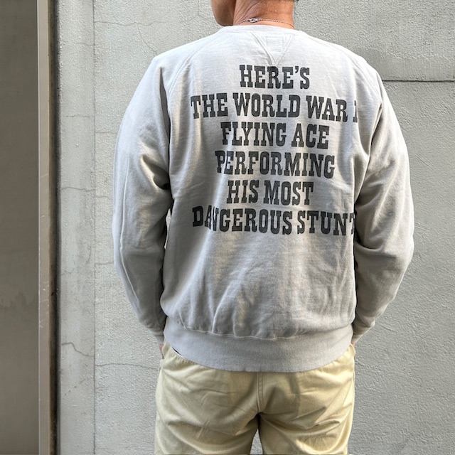 トイズマッコイ TOYS McCOY GARMENT DYING SWEAT SHIRT SNOOPY "U.S.A.F. FLYING ACE" TMC2550