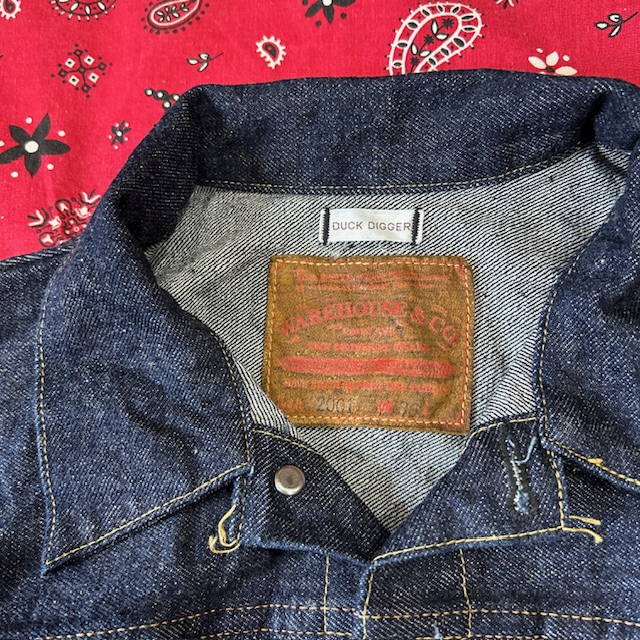 ウエアハウス (WAREHOUSE) Lot DD-2001 (T BACK STYLE) ONE WASH