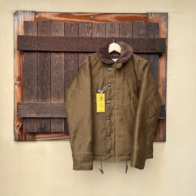 FREEWHEELERS(フリーホイーラーズ) NAVY DEPARTMENT JACKET, DECK,ZIP TYPE N-1 1940s MILITARY CLOTHING DARK KHAKI BEIGE：NXS1404 DARK NAVY：NXS1802