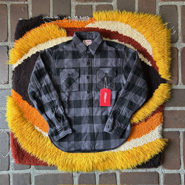 デラックスウエア (DELUXEWARE) 50s BUFFALO CHECK 長袖チェックネルシャツ HV-00A