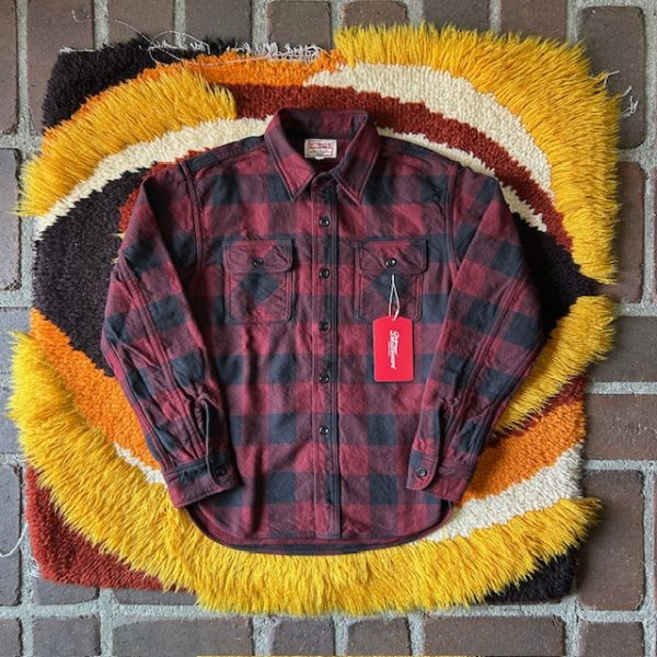 デラックスウエア (DELUXEWARE) 50s BUFFALO CHECK 長袖チェックネルシャツ HV-00A