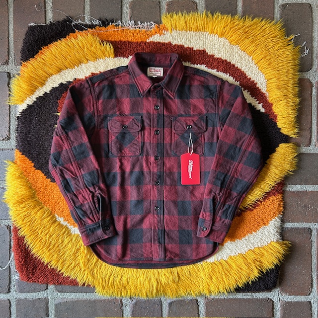 デラックスウエア (DELUXEWARE) 50s BUFFALO CHECK 長袖チェックネルシャツ HV-00A