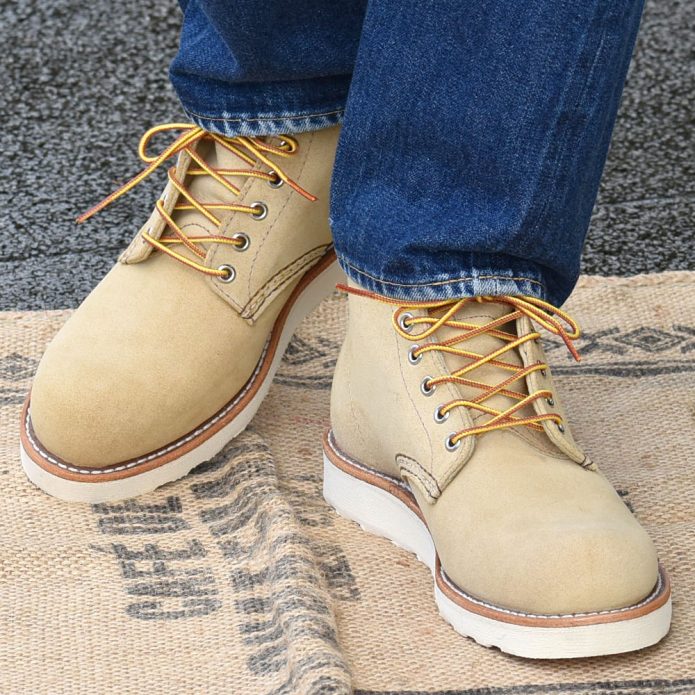 レッドウィング (RED WING) 6-INCH CLASSIC ROUND 6インチ クラシックラウンド ホーソーン「アビリーン」ラフアウト レザーワークブーツ 靴 スエード 8167