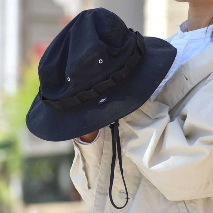 ダントン (DANTON) NYLON OXFORD BOONIE HAT 帽子 ハット ブーニーハット ミリタリー アウトドア DT-H0270NTX トップジミーのレディースコーディネート画像