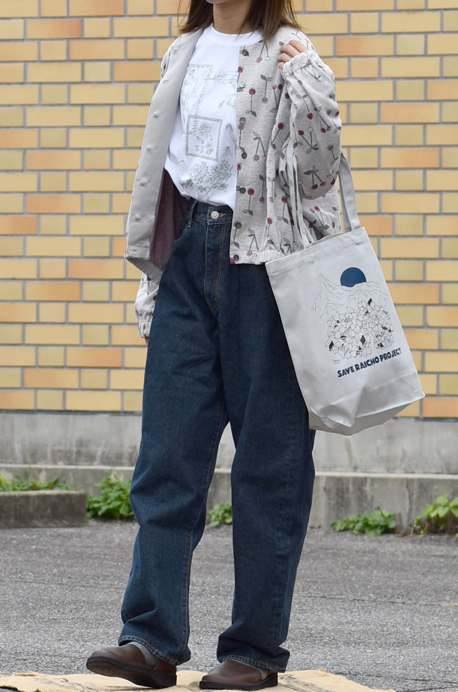 ちょっとレトロなナチュラル秋コーデ トップジミーのレディースコーディネート画像