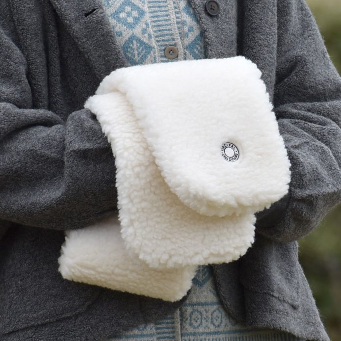 オーチバル/オーシバル (ORCIVAL) WOOL BOA SCARF ボアフリース マフラー スヌード スカーフ OR-H0262BFF トップジミーのレディースコーディネート画像