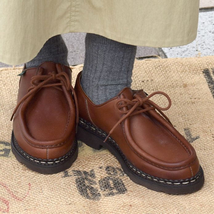 パラブーツ (PARABOOT) MICHAEL MARRON ミカエル チロリアンシューズ レディース 721203 トップジミーのレディースコーディネート画像
