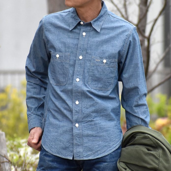 トップジミーのメンズコーディネート画像 デラックスウエア (DELUXEWARE)
56 INDIGO CHAMBRAY