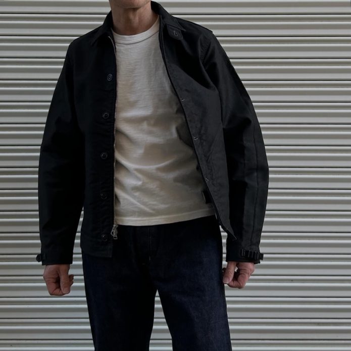 フリーホイーラーズ (FREEWHEELERS) DECK WORKER JACKET Original High Density Jungle Cloth ミリタリーコットンジャケット ライトアウター 2621005