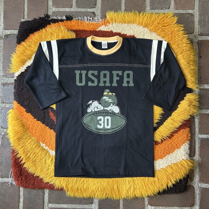 トイズマッコイ TOYS McCOY SNOOPY FOOTBALL SHIRT -USAFA 30-