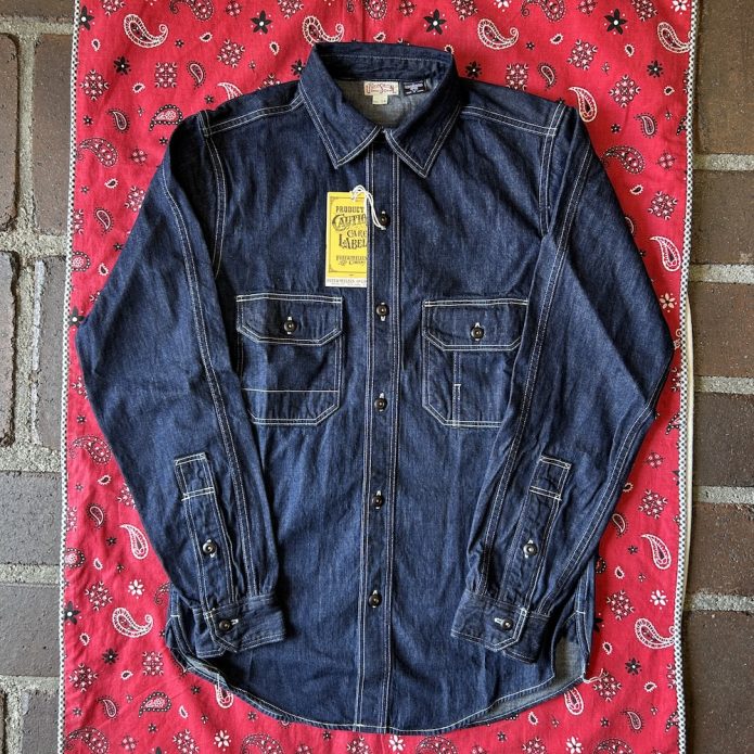フリーホイーラーズ FREEWHEELERS -Gemsa- MECHANIC SHIRT