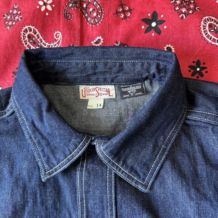 フリーホイーラーズ FREEWHEELERS -Gemsa- MECHANIC SHIRT